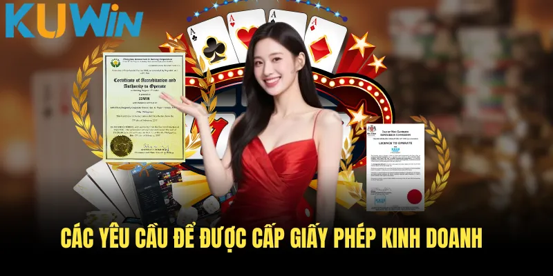 Các yêu cầu để được cấp giấy phép kinh doanh