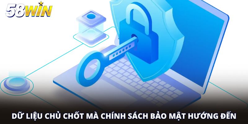 Dữ liệu chủ chốt mà chính sách bảo mật hướng đến